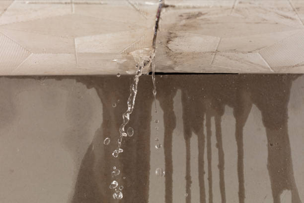 Professional Burst Pipe Cleanup technician working in Mountain View, NC